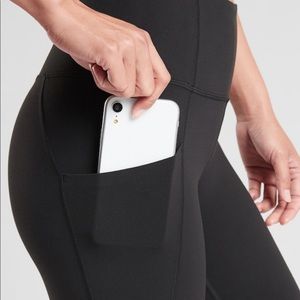 Stash pocket salutation tight